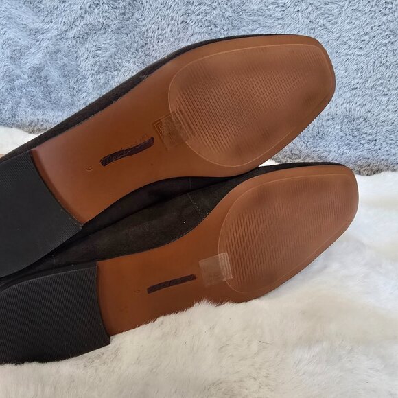 Madewell Mylie Ballet Flat Dark Carob Brown Suede Women's Sizes NEW Classic - Picture 5 of 10